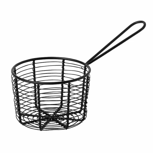Artis panier fil métal noir 8 cm avec anse