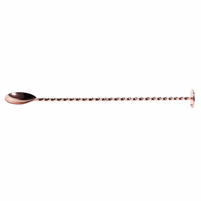 Artis Twisted cuillère à cocktail cuivre 27 cm