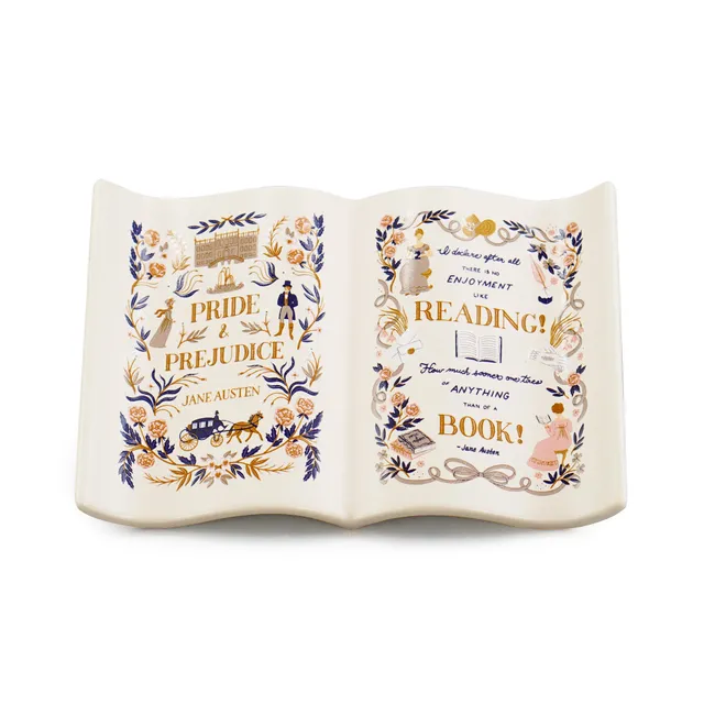 Pulteney Press Pride & Prejudice vide-poche livre crème