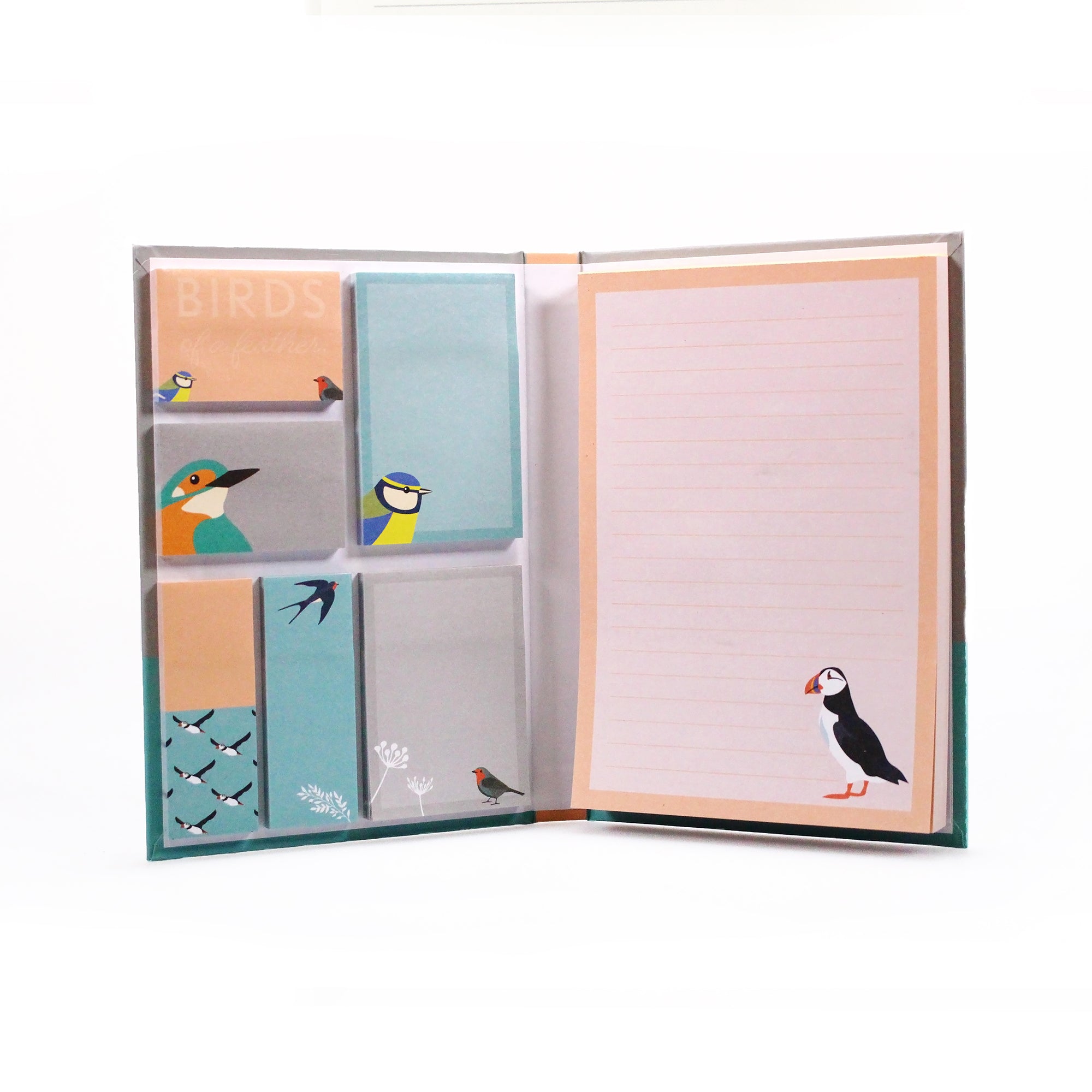 RSPB Birds A6 notes autocollantes papier oiseaux