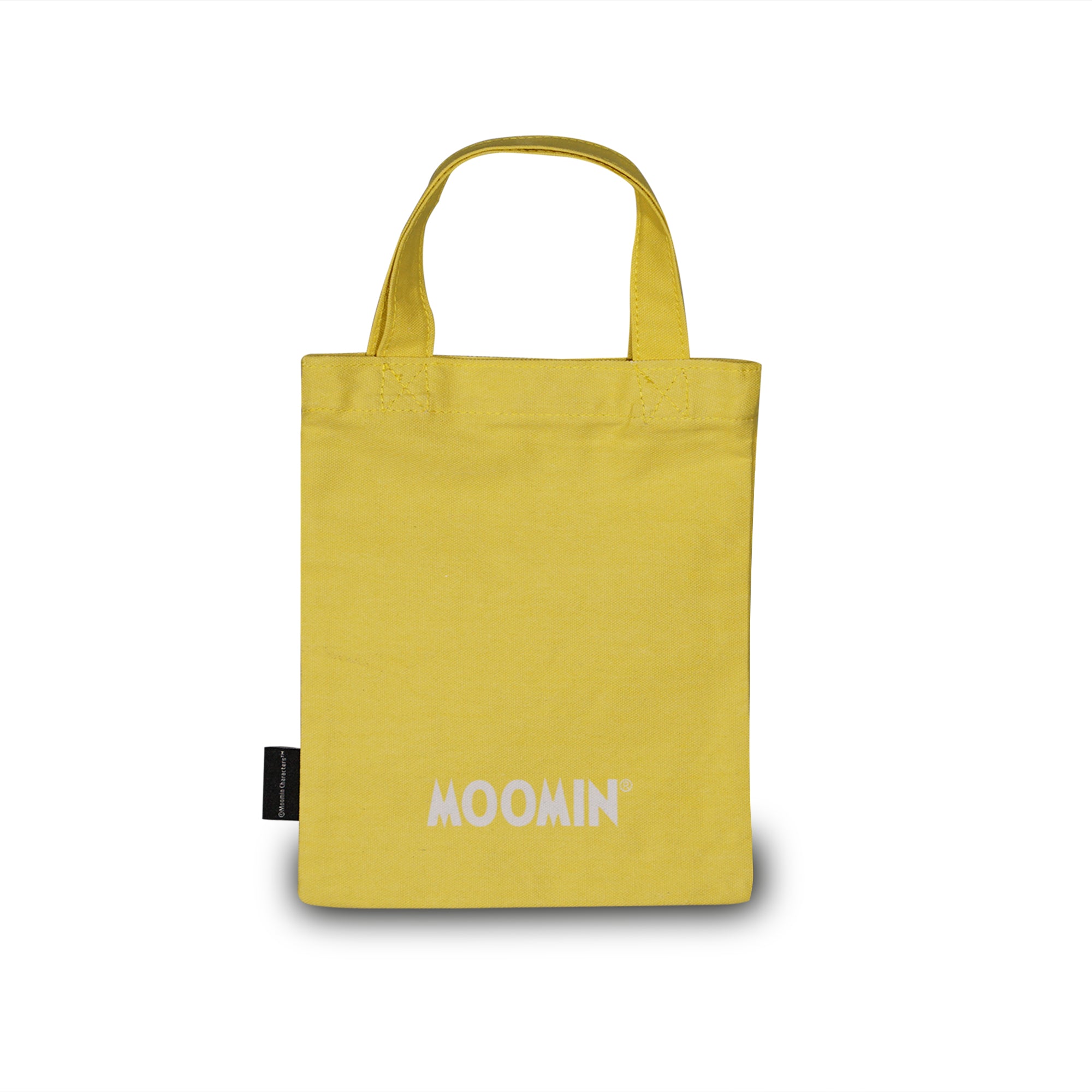 Moomin Daydreaming petit tote bag coton recyclé jaune
