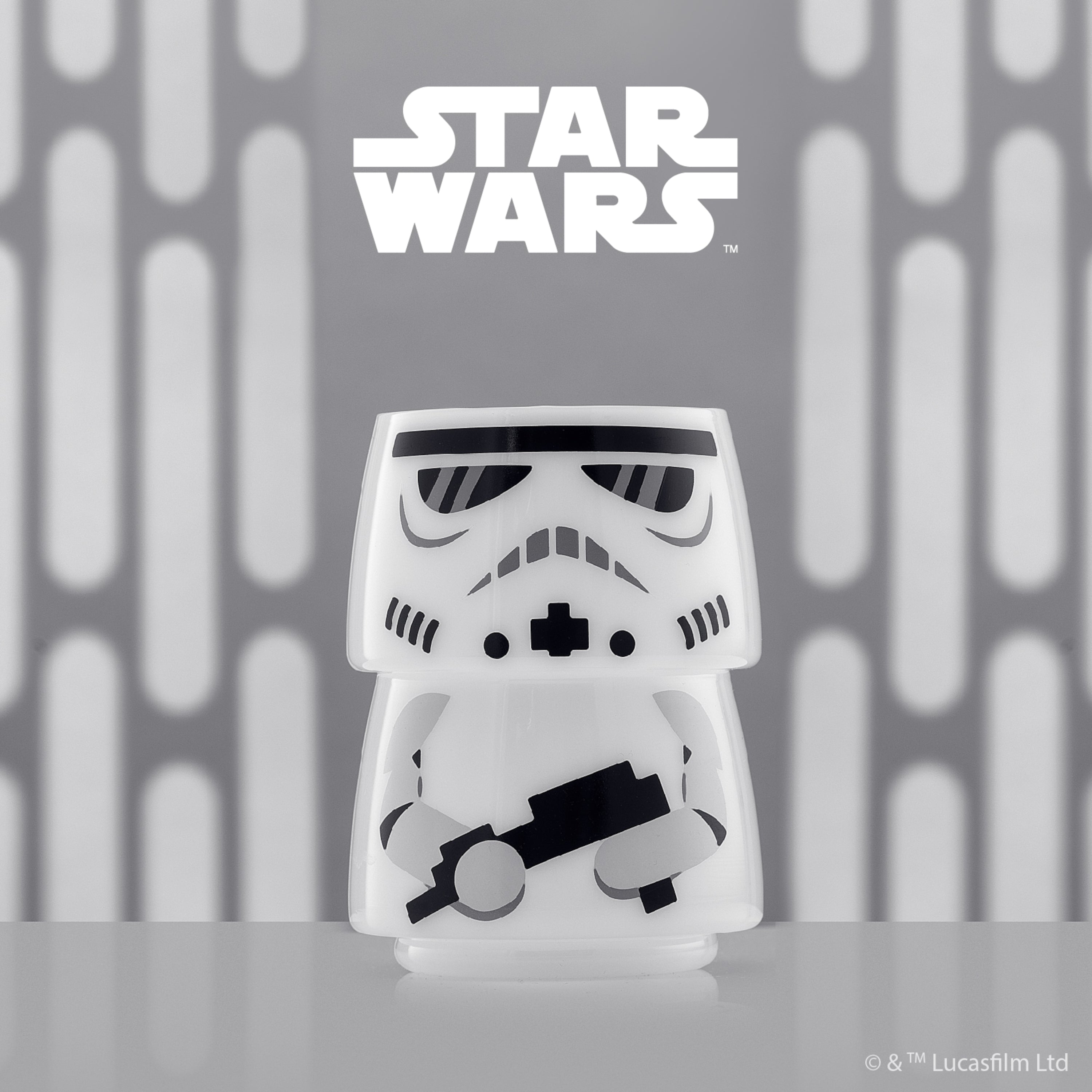 JoyJolt Star Wars verre empilable Stormtrooper lot de 2 31 cl