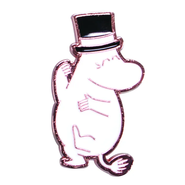 HMB Moomin Papa pin's émail blanc 8,5 cm