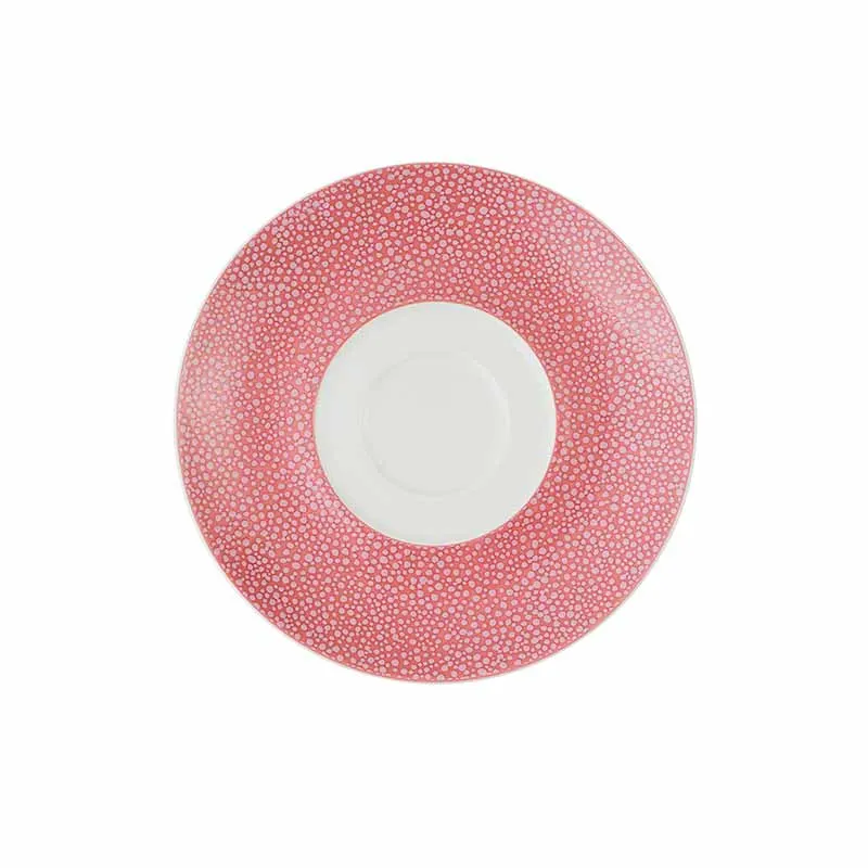 Artis Purity Pearls Pink soucoupe 16 cm rose nacré