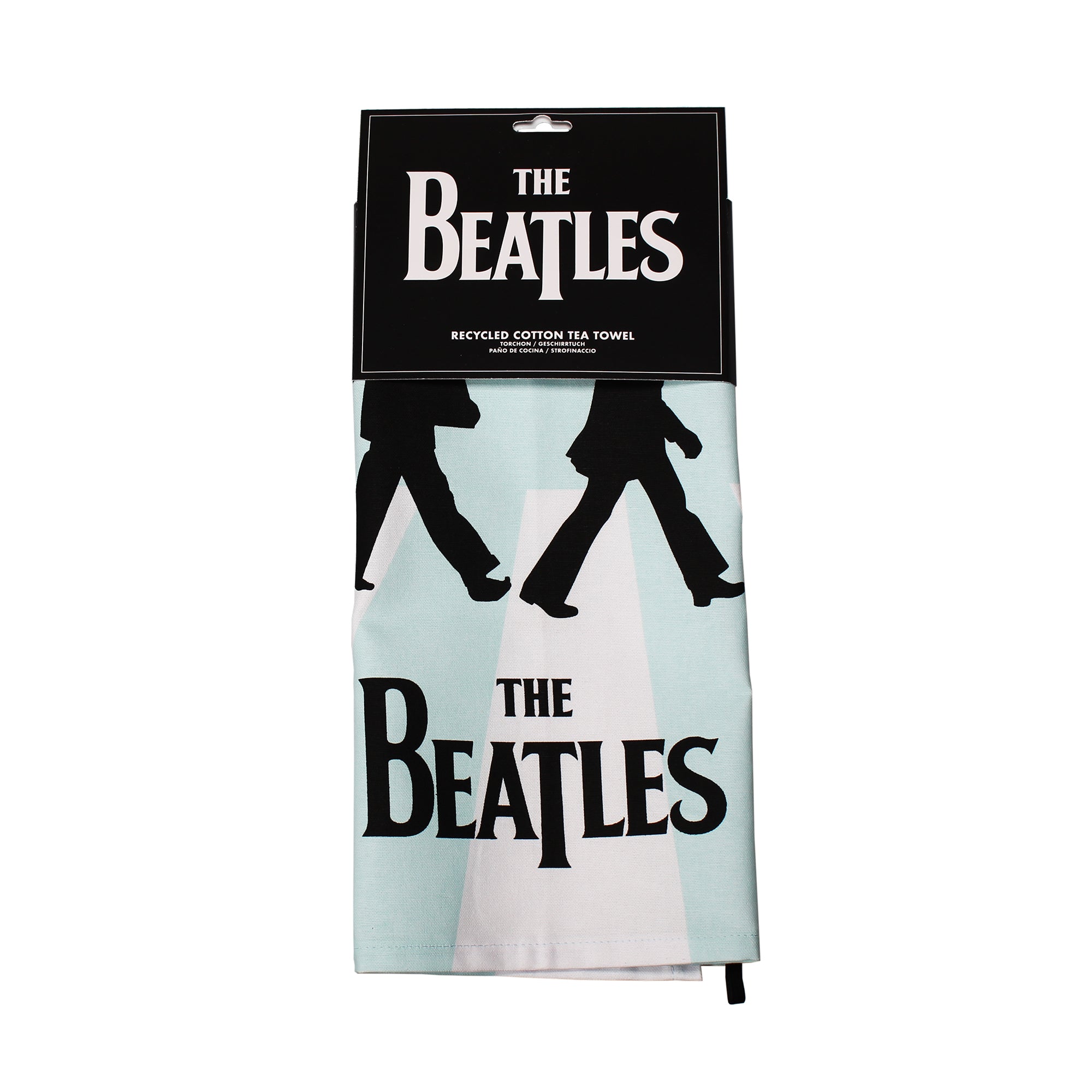 The Beatles Abbey Road torchon coton recyclé 65x45