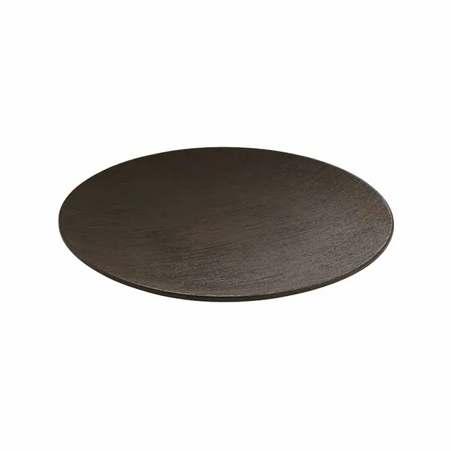 Artis Brush assiette noire 22 cm