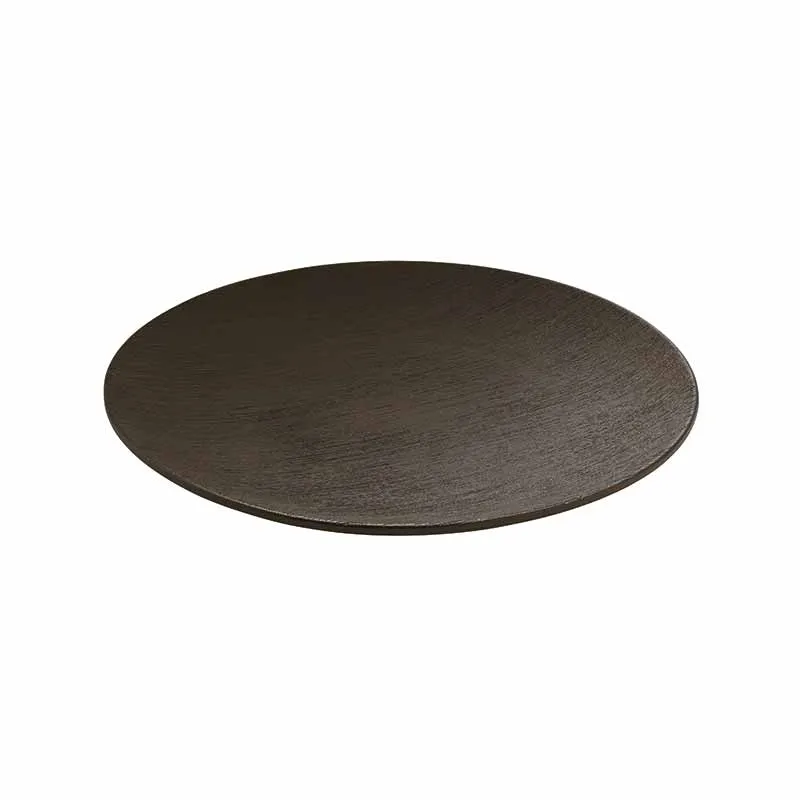 Artis Brush assiette noire 22 cm