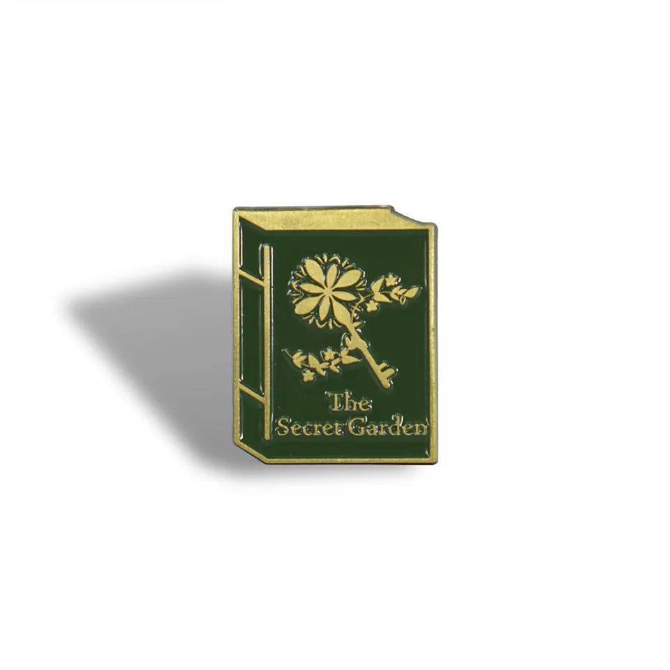 The Secret Garden pin's émail vert 2,6 cm héritage
