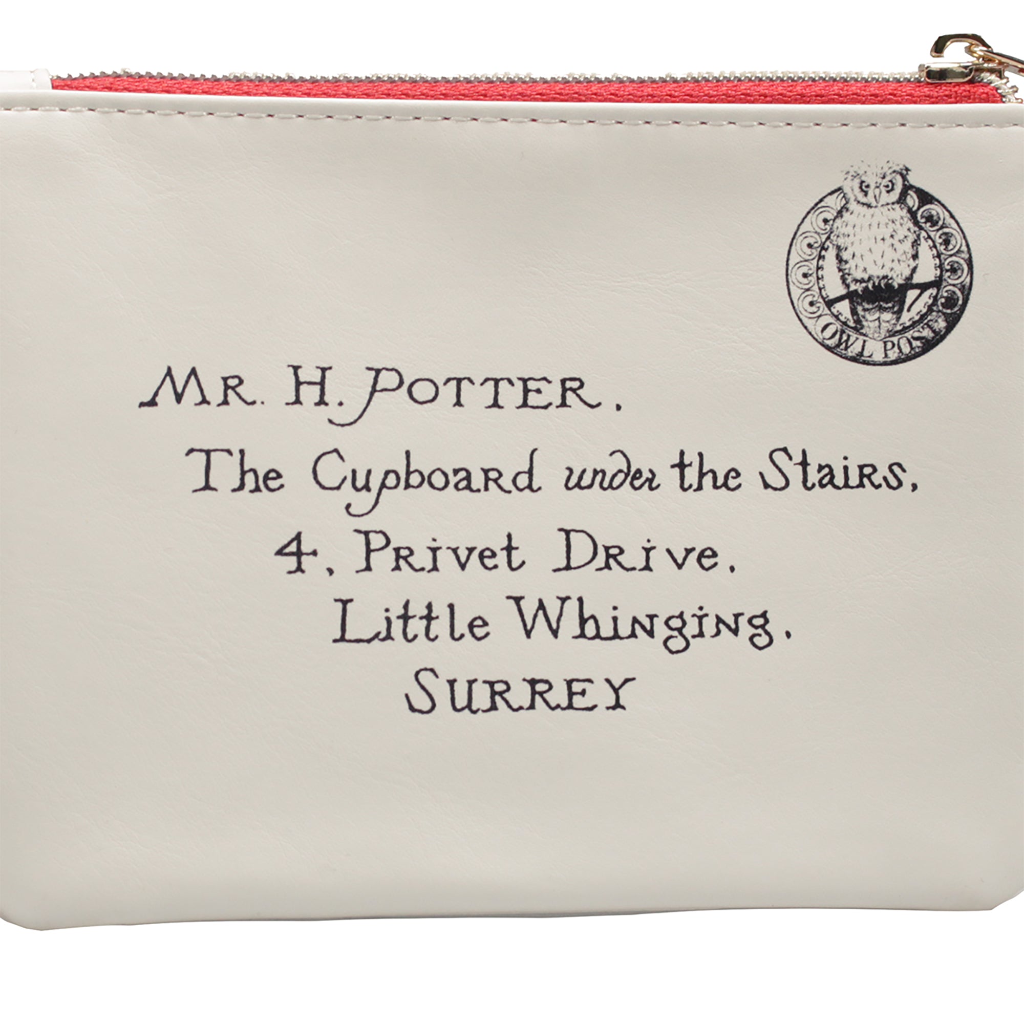 Harry Potter Letters porte-monnaie blanc 9 x 13 cm