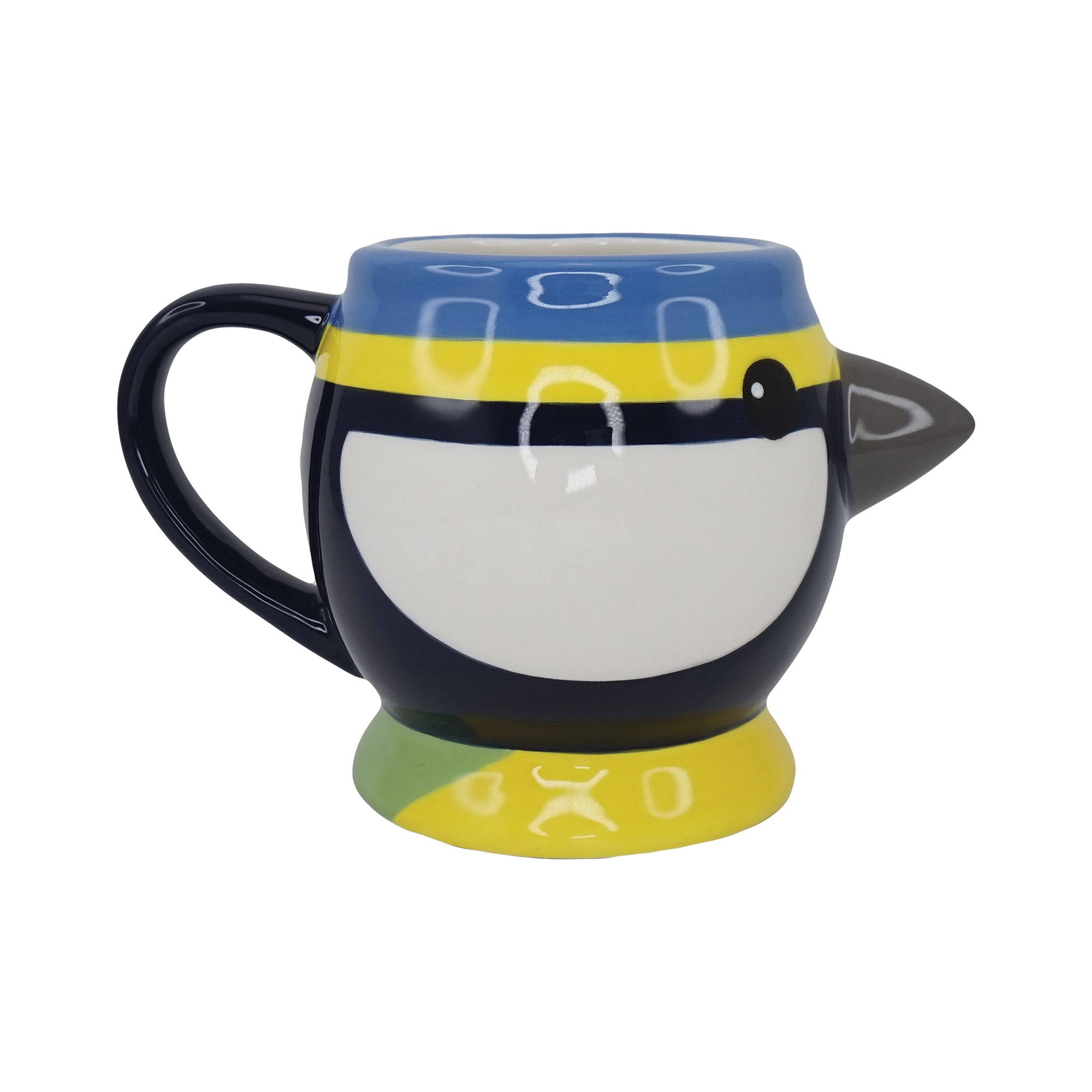 HMB RSPB Mésange bleue mug céramique jaune