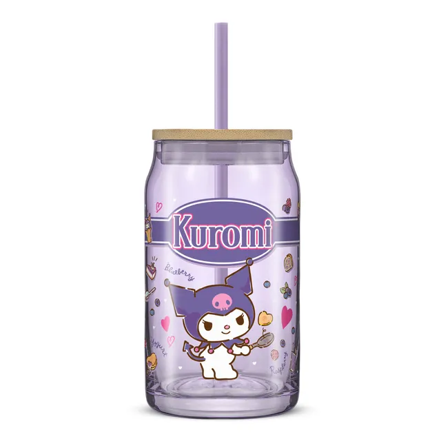JoyJolt Hello Kitty Kuromi gobelet verre canette 47 cl