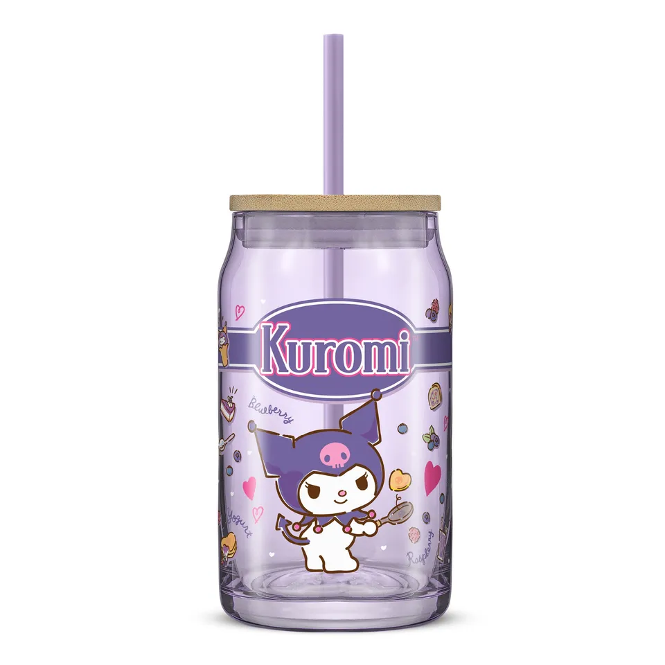 JoyJolt Hello Kitty Kuromi gobelet verre canette 47 cl