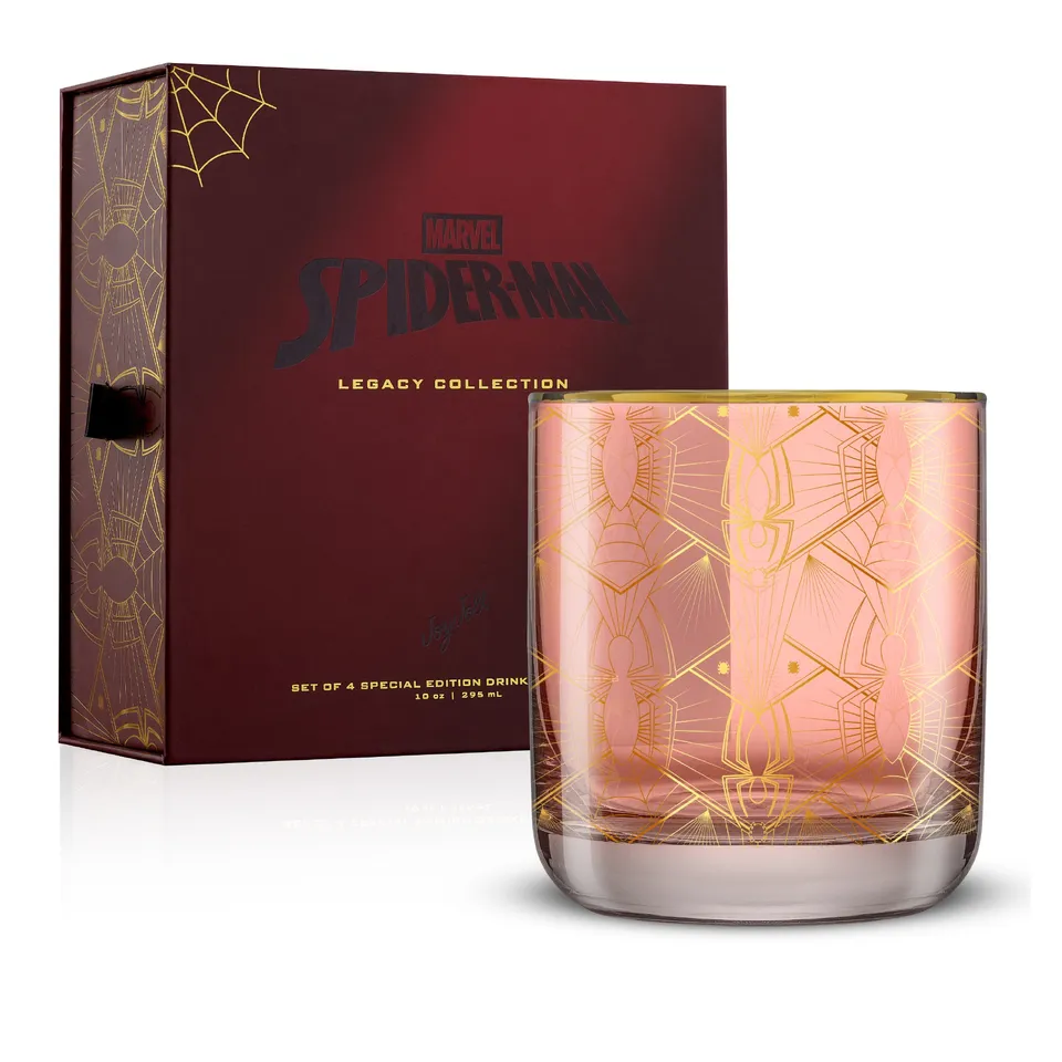 JoyJolt Marvel Spider-Man Legacy verres whisky 4 x 30 cl