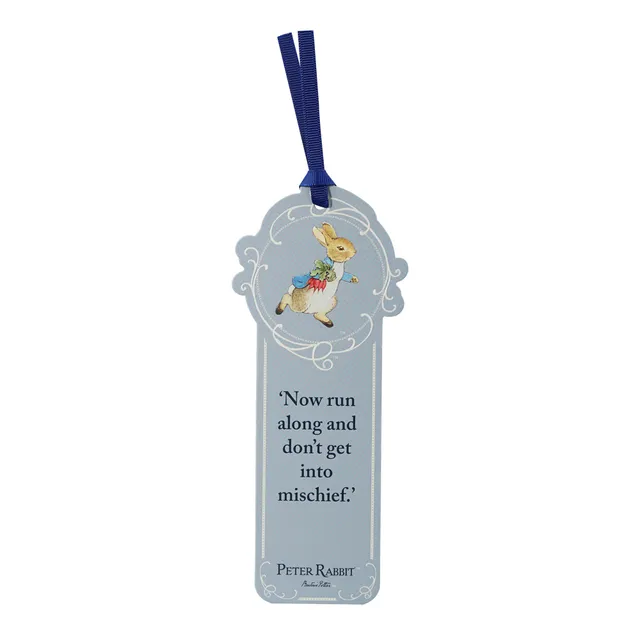HMB Peter Rabbit Now Run marque-page papier bleu