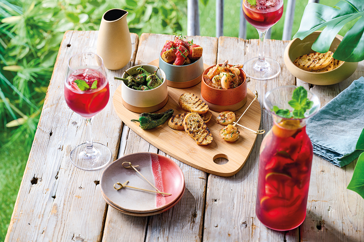 Artis Tapas set apéro planche bambou 3 bols