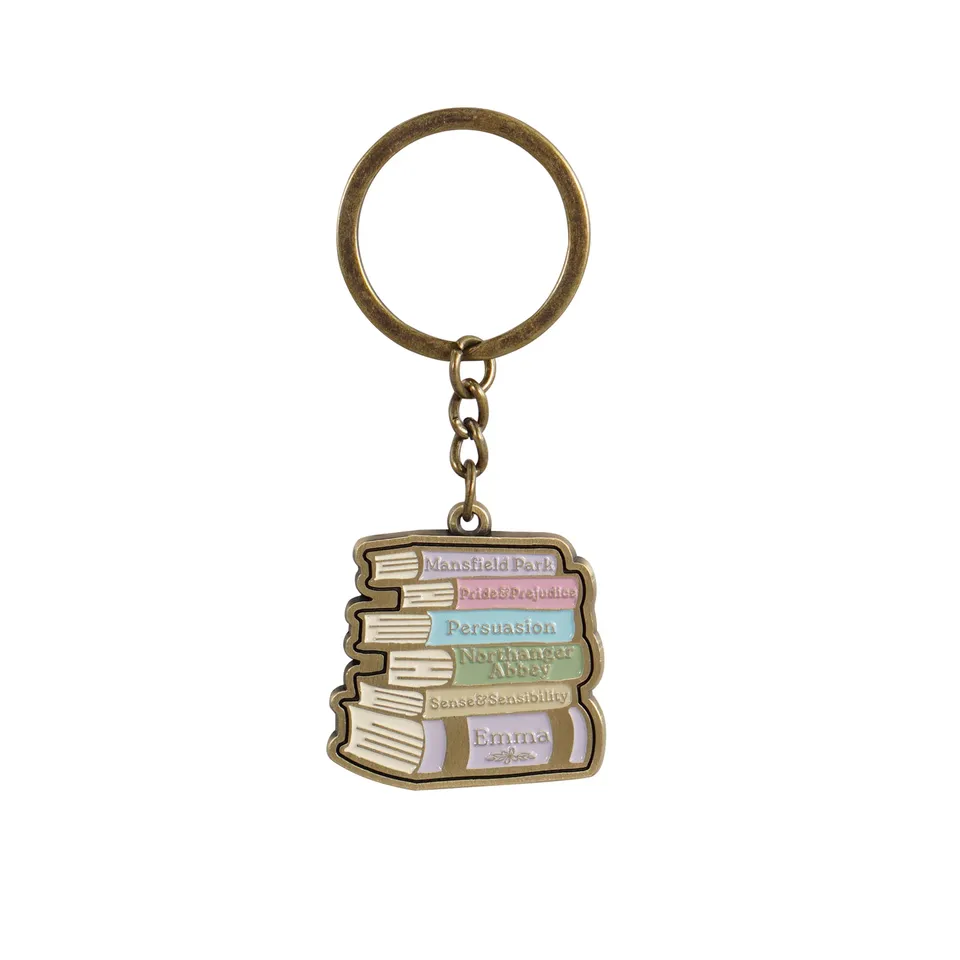 HMB Jane Austen Book Stack porte-clés métal
