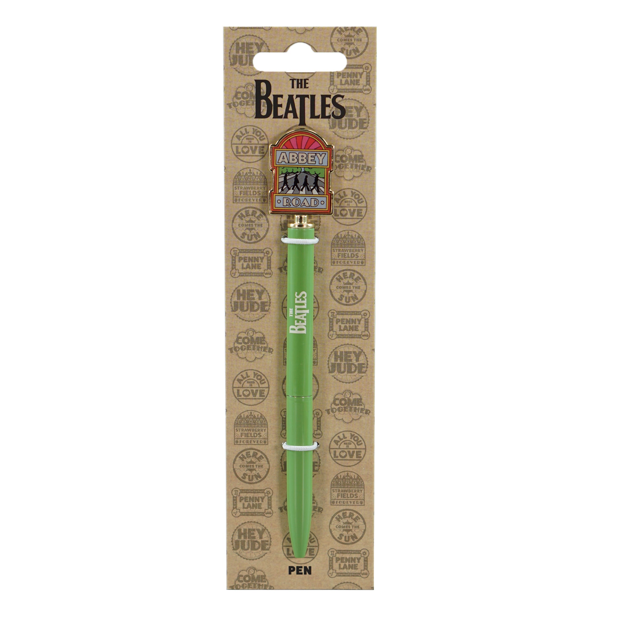 The Beatles Abbey Road stylo métal vert