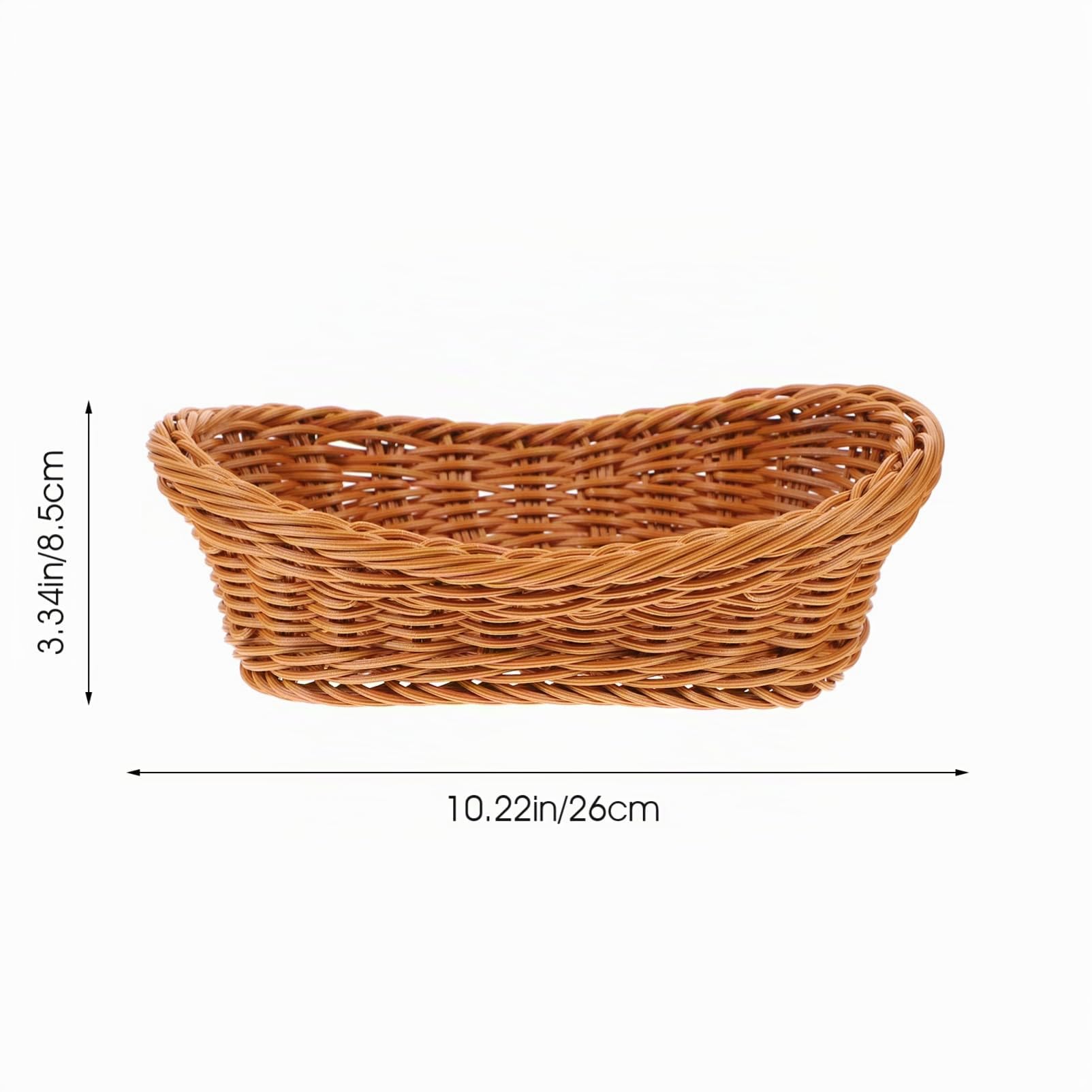 Alipis panier pain osier ovale 24x14,5cm