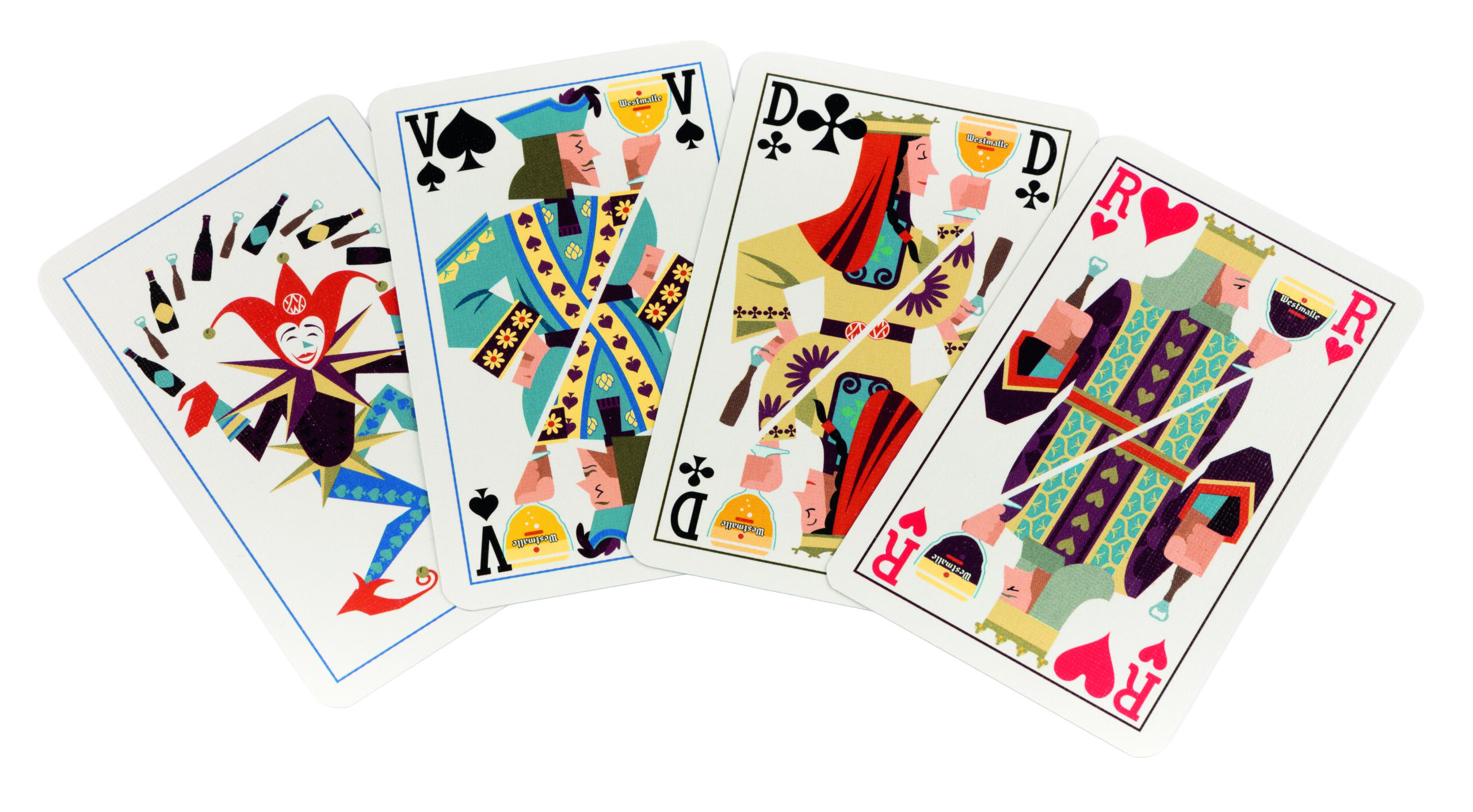 Westmalle jeu de cartes personnalisé