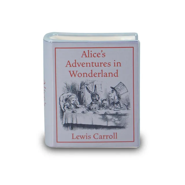 HMB Alice's Adventures Wonderland pot céramique 10 cm bleu