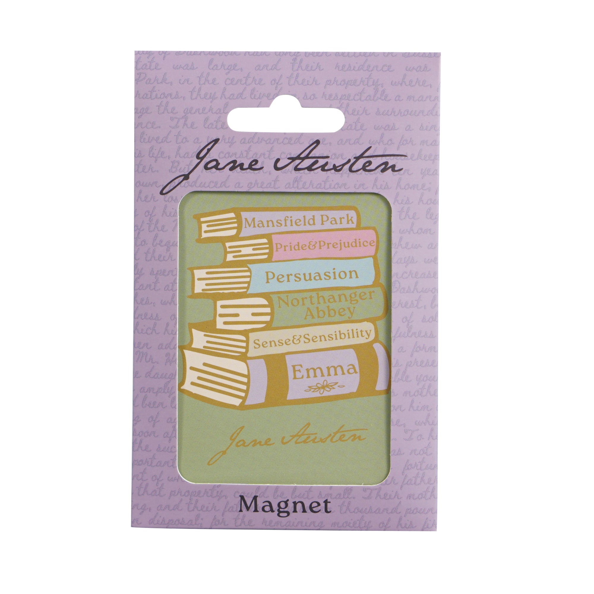 HMB Jane Austen Books magnet métal 9 cm