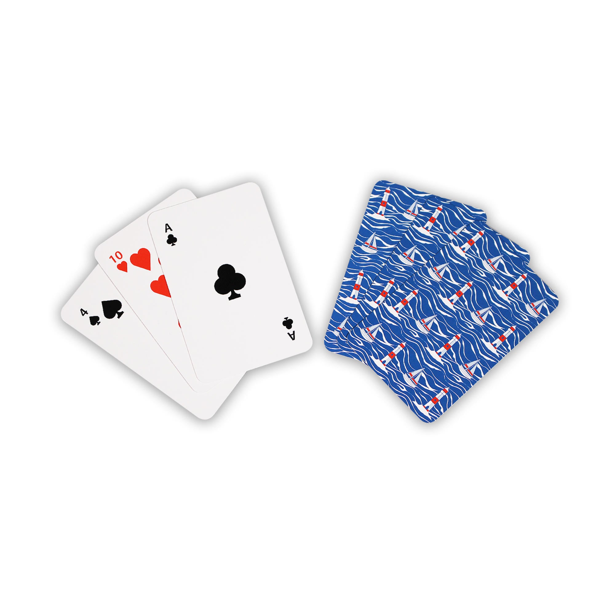 HMB Coastal jeu de cartes marin coffret bleu