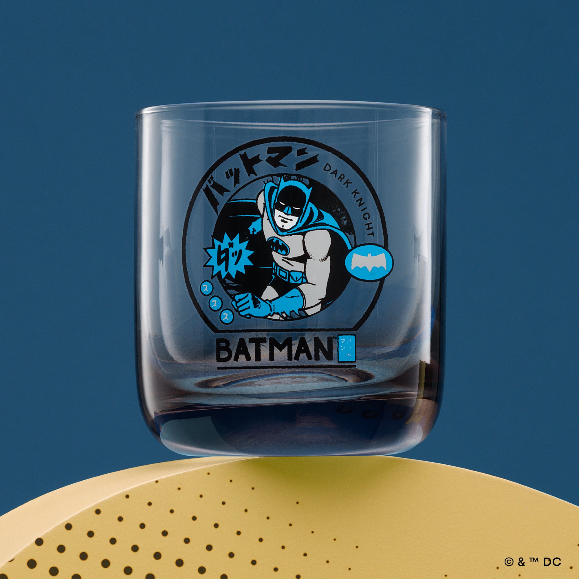 JoyJolt Batman Gotham City Noir verres courts 30 cl lot 4