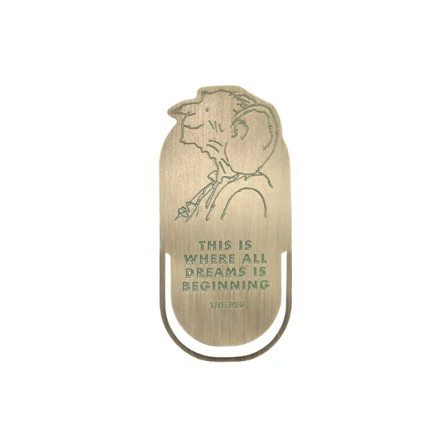HMB Roald Dahl BFG marque-page métal bronze