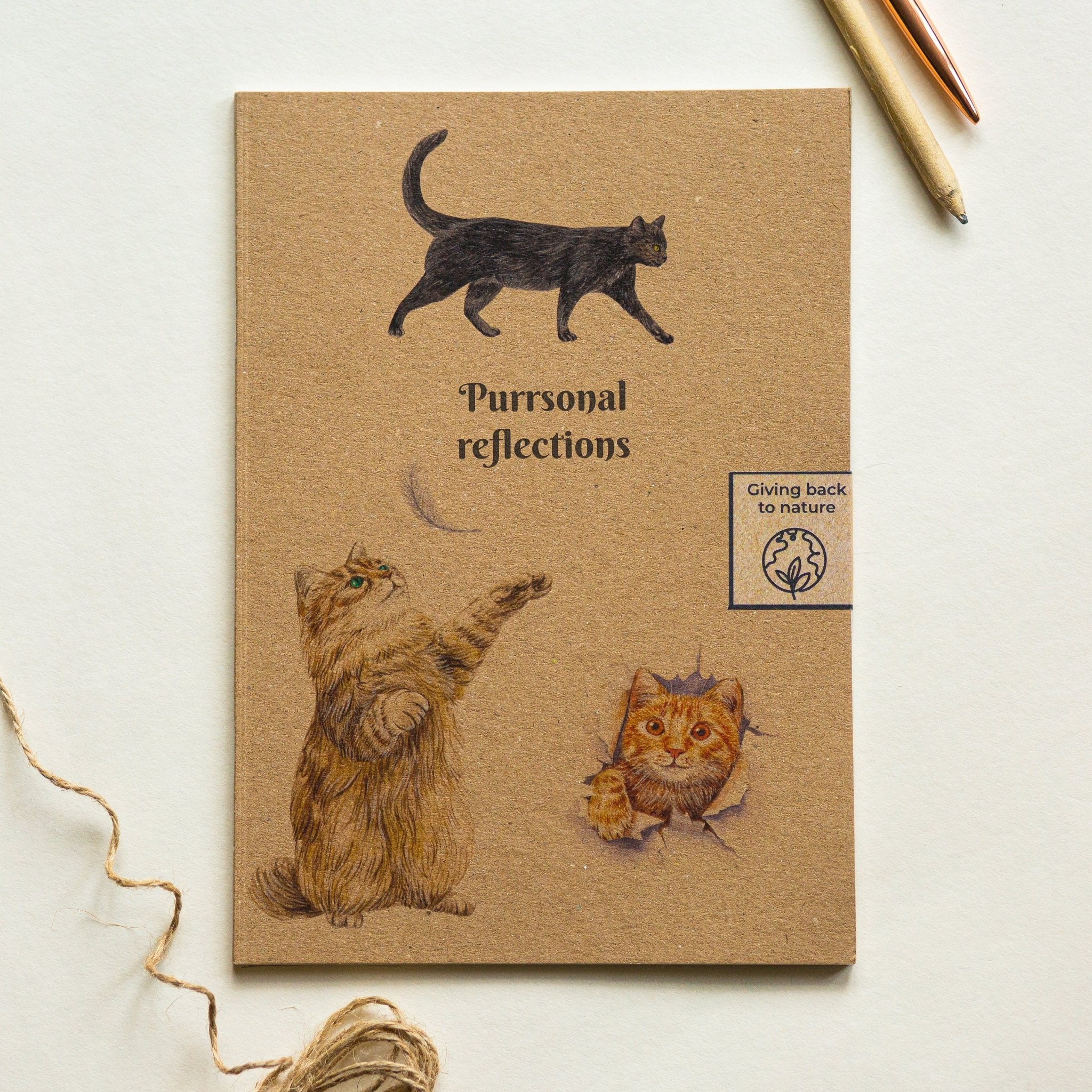 Trouvaille Global carnet papier recyclé A5 illustré