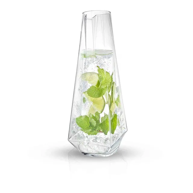 JoyJolt Infiniti carafe verre bec anti-goutte 1,3 L
