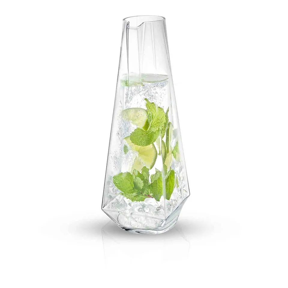 JoyJolt Infiniti carafe verre bec anti-goutte 1,3 L