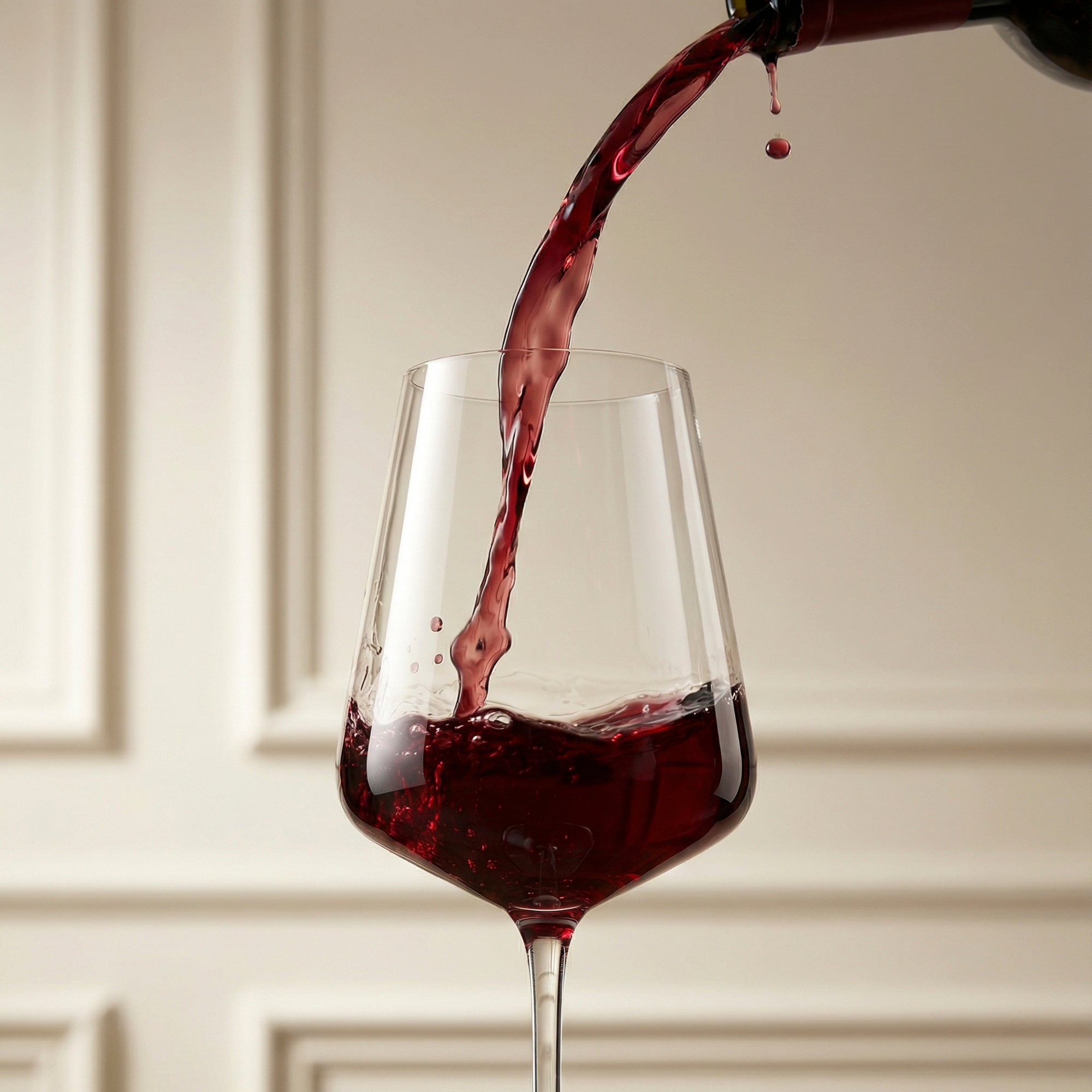 JoyJolt Sidney verres à vin rouge 4x56 cl cristal