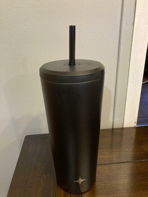 JoyJolt tumbler isotherme inox 22,2 oz avec paille