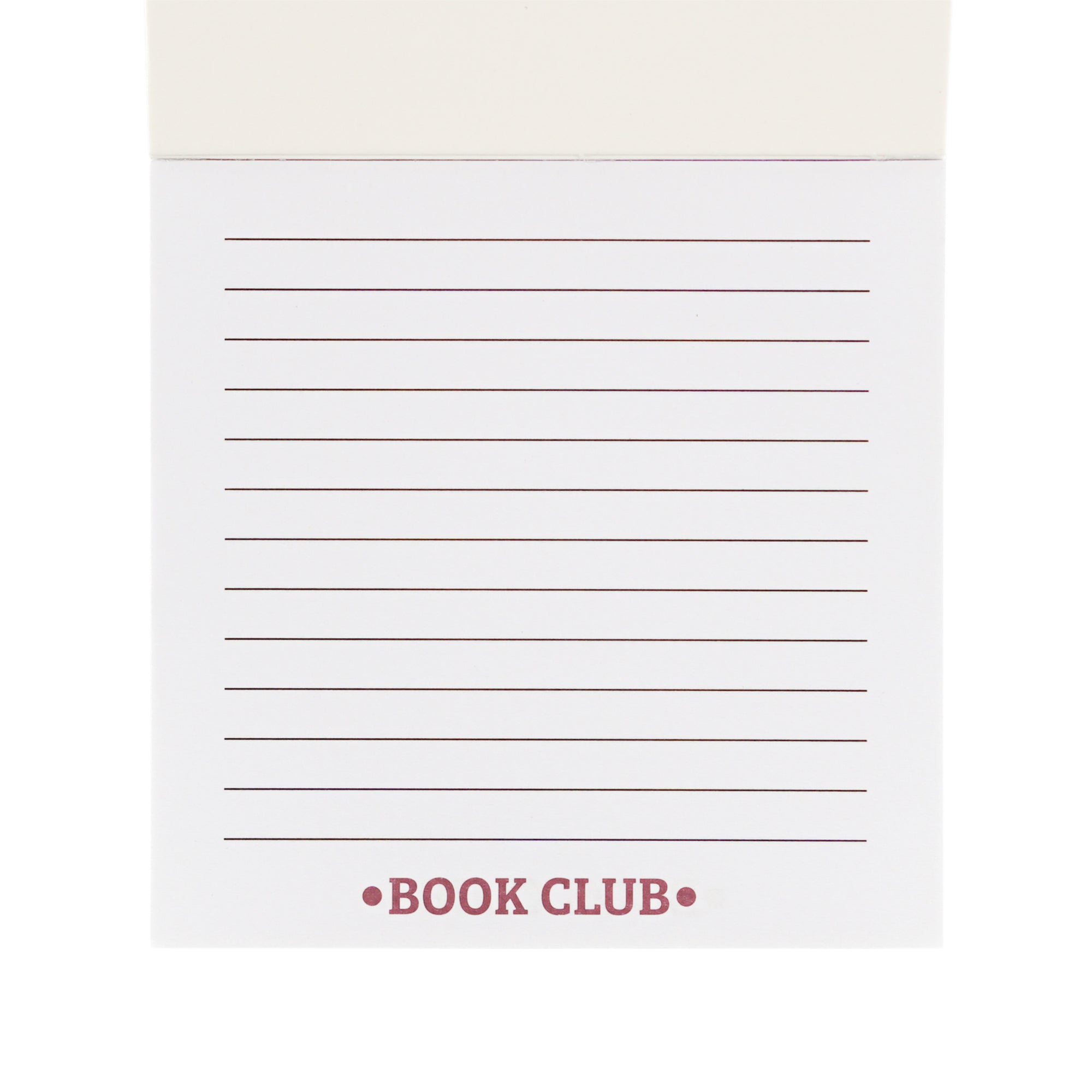 Pulteney Press Book Club carnet de poche rouge