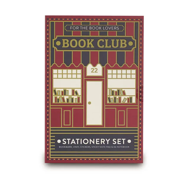 Pulteney Press Book Club coffret papeterie rouge