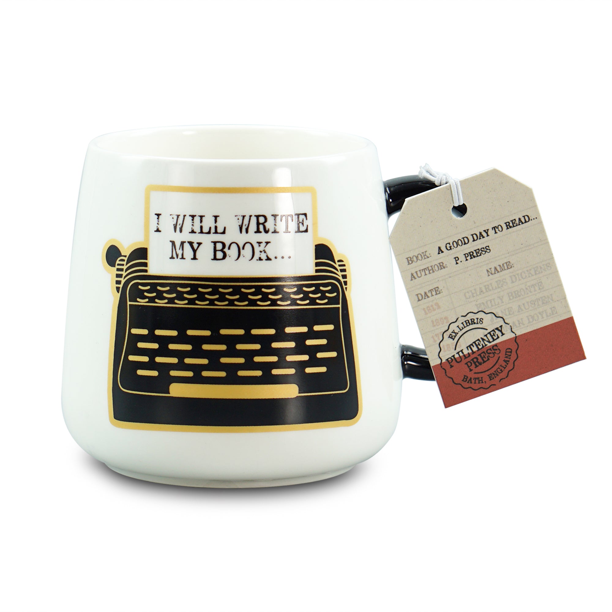 HMB Pulteney Press Mug Oval I Will Write My Book mug 37 cl céramique