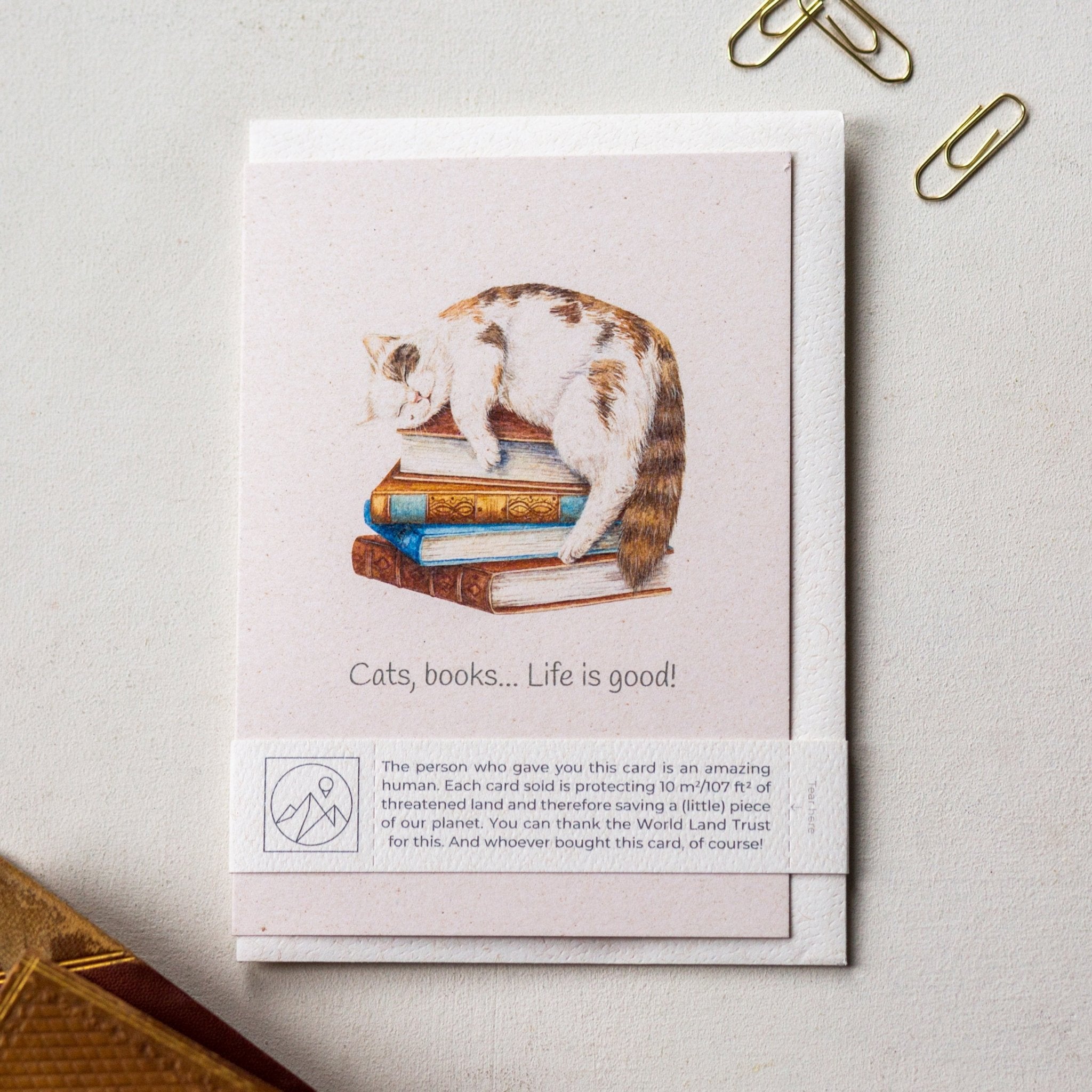 Trouvaille Carte Animaux Greeting Card Caritative Animaux
