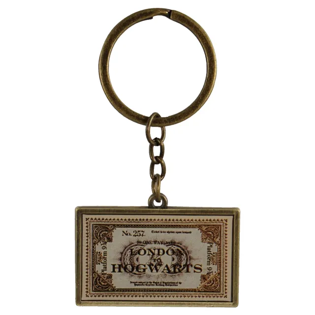 Harry Potter London to Hogwarts porte-clés ticket métal émail