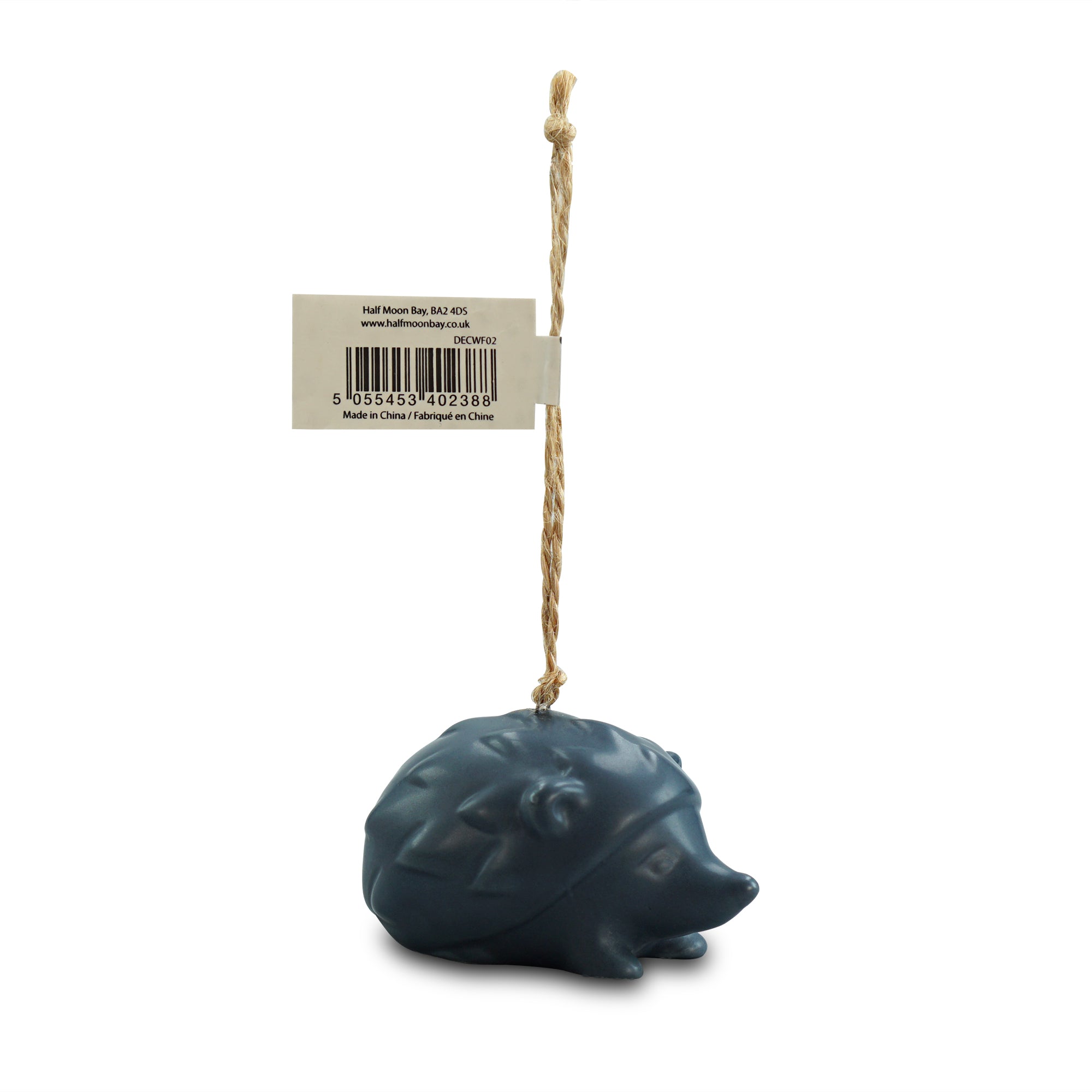 HMB Woodland Folk hérisson bleu marine déco à suspendre