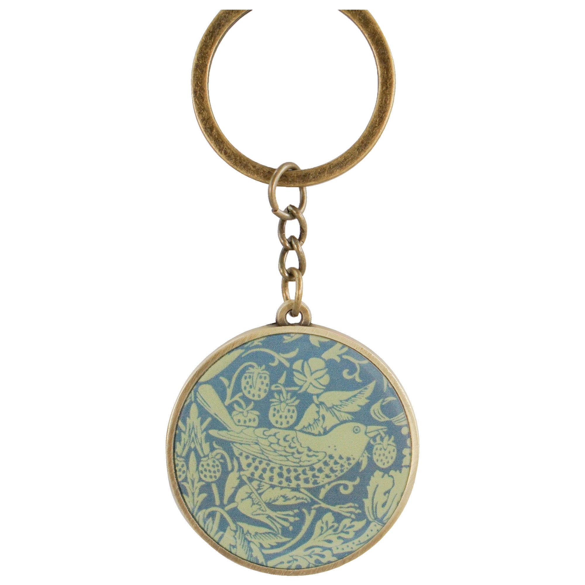HMB Arts & Crafts William Morris Sage porte-clés métal vert