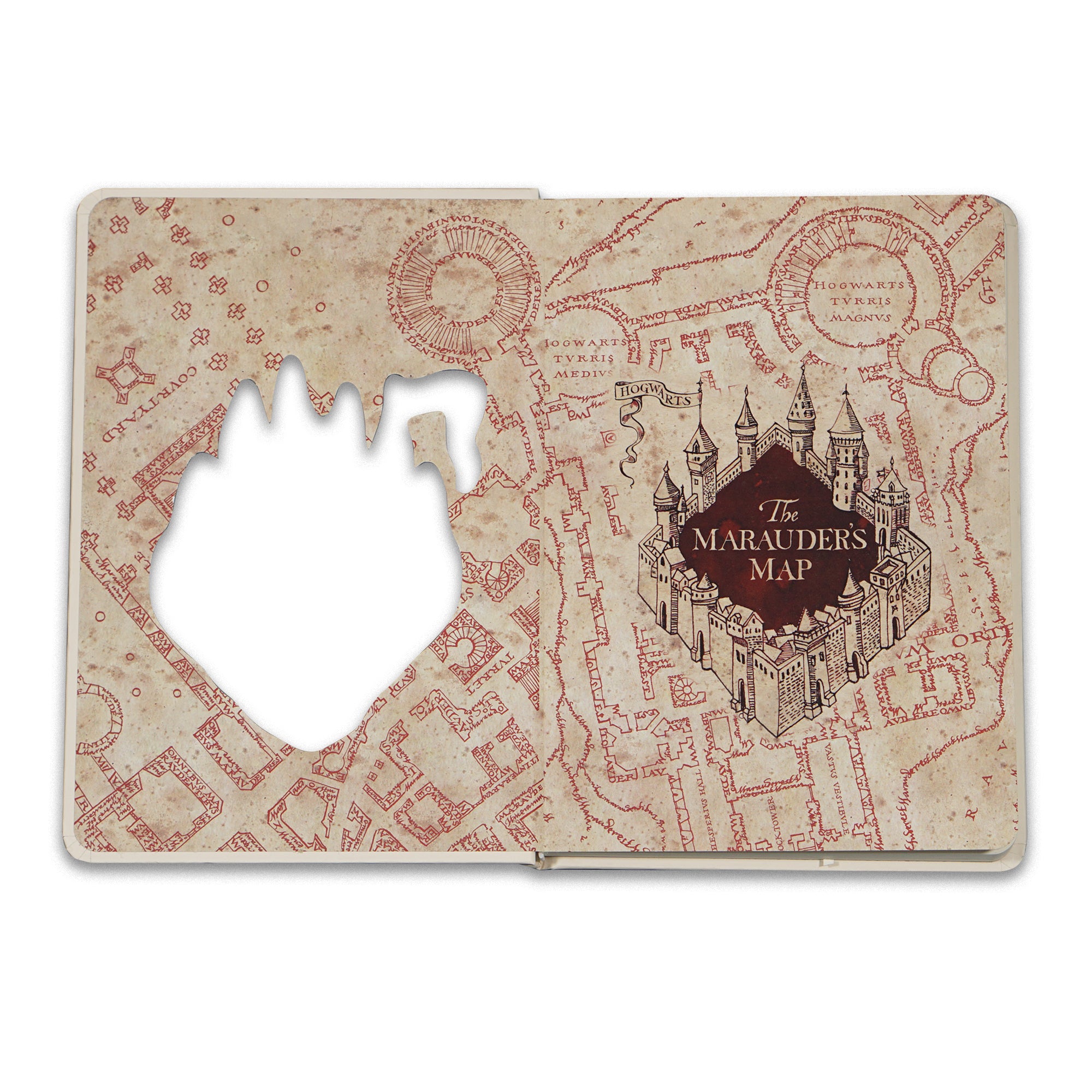HMB Harry Potter Maraudeur carnet A5 découpe