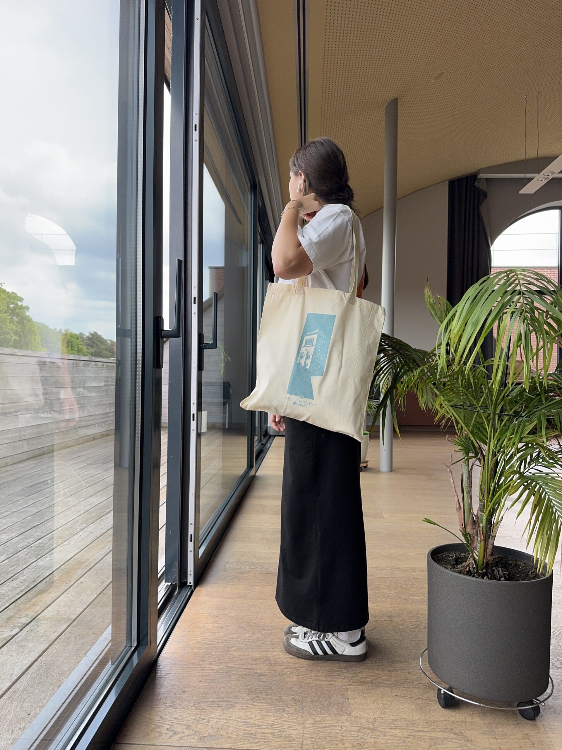 Westmalle tote bag lin naturel tour abdij