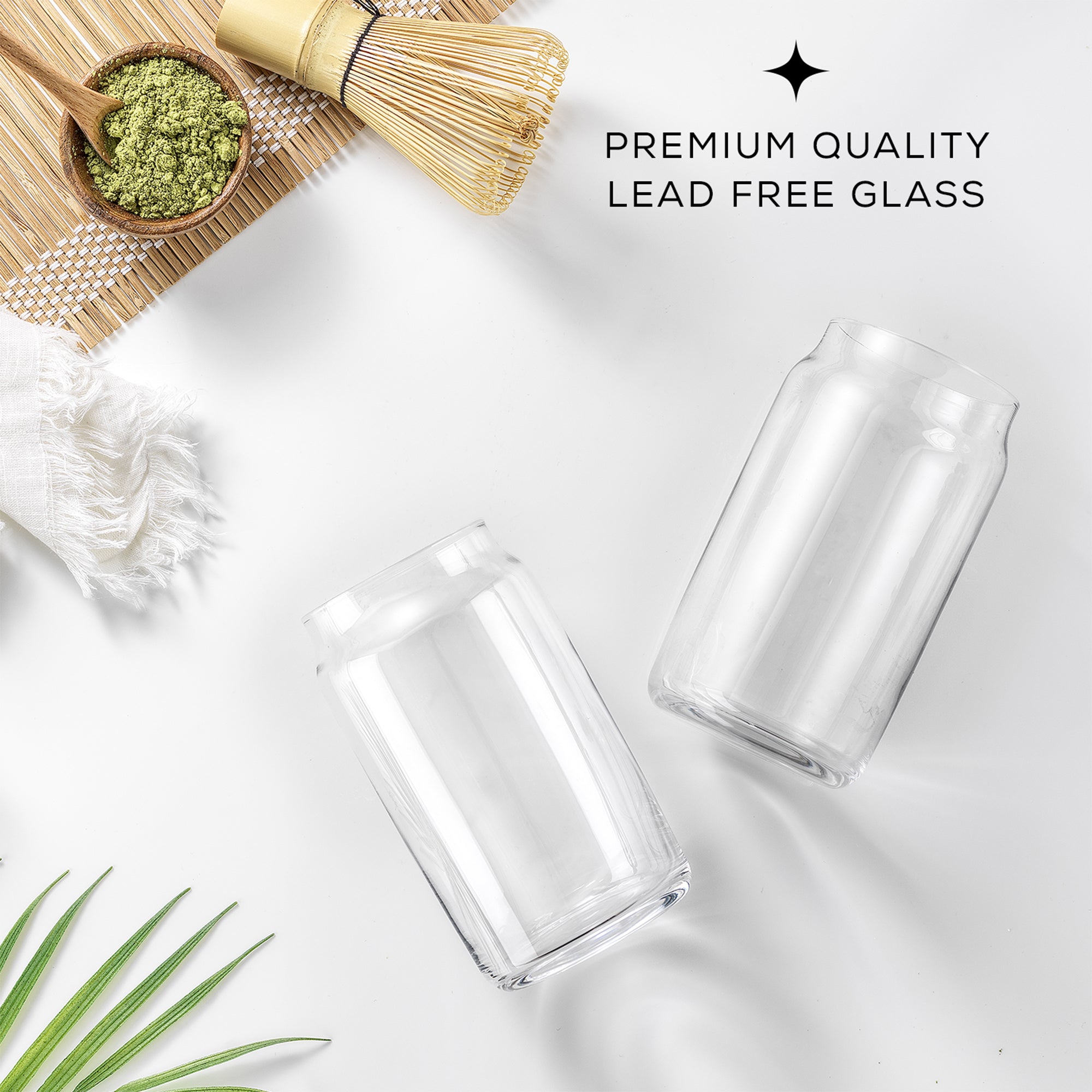 JoyJolt Can verre canette highball lot 6 verre 47 cl bière
