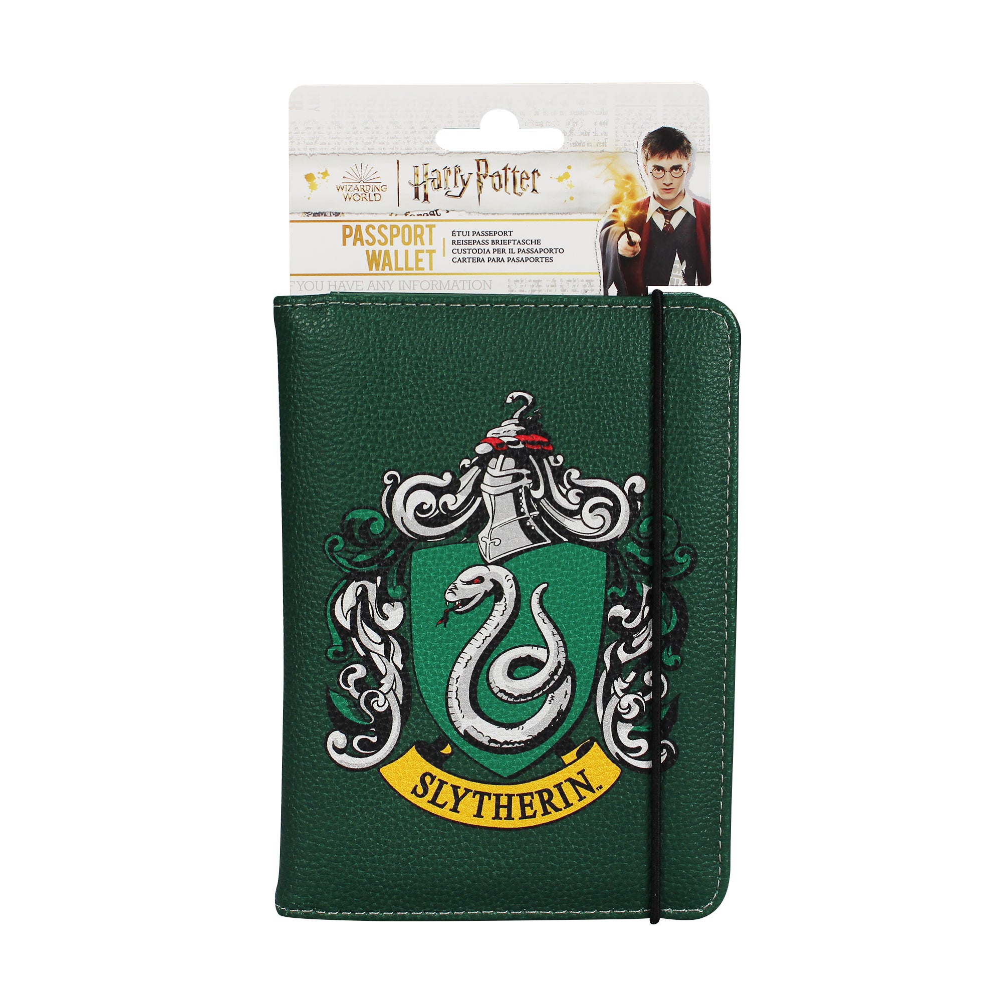 Harry Potter Serpentard protège-passeport vert simili cuir