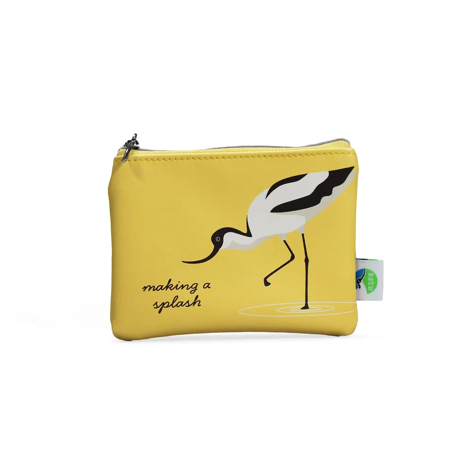 RSPB Avocat porte-monnaie jaune 9x13cm