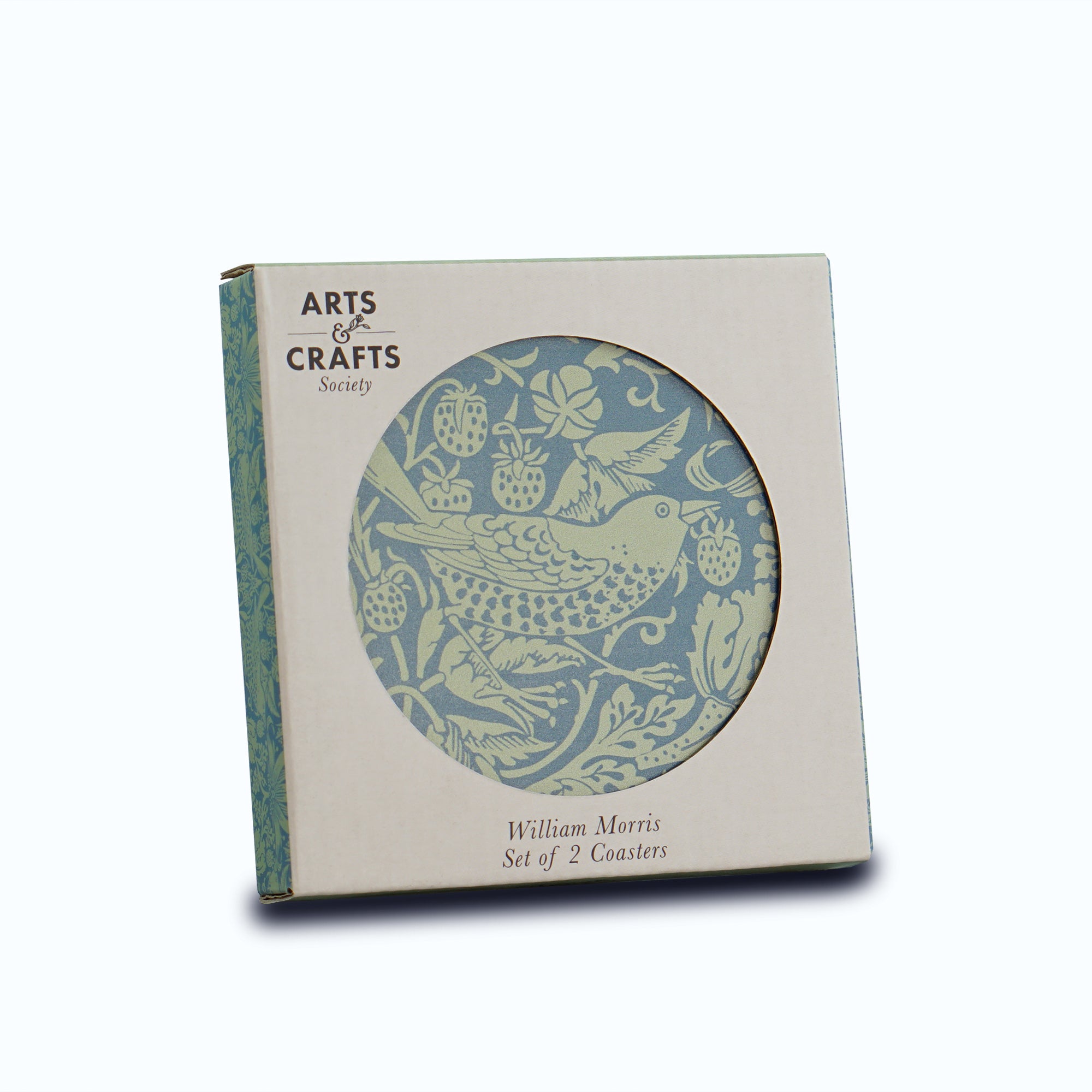 HMB William Morris Sage dessous de verre céramique x2
