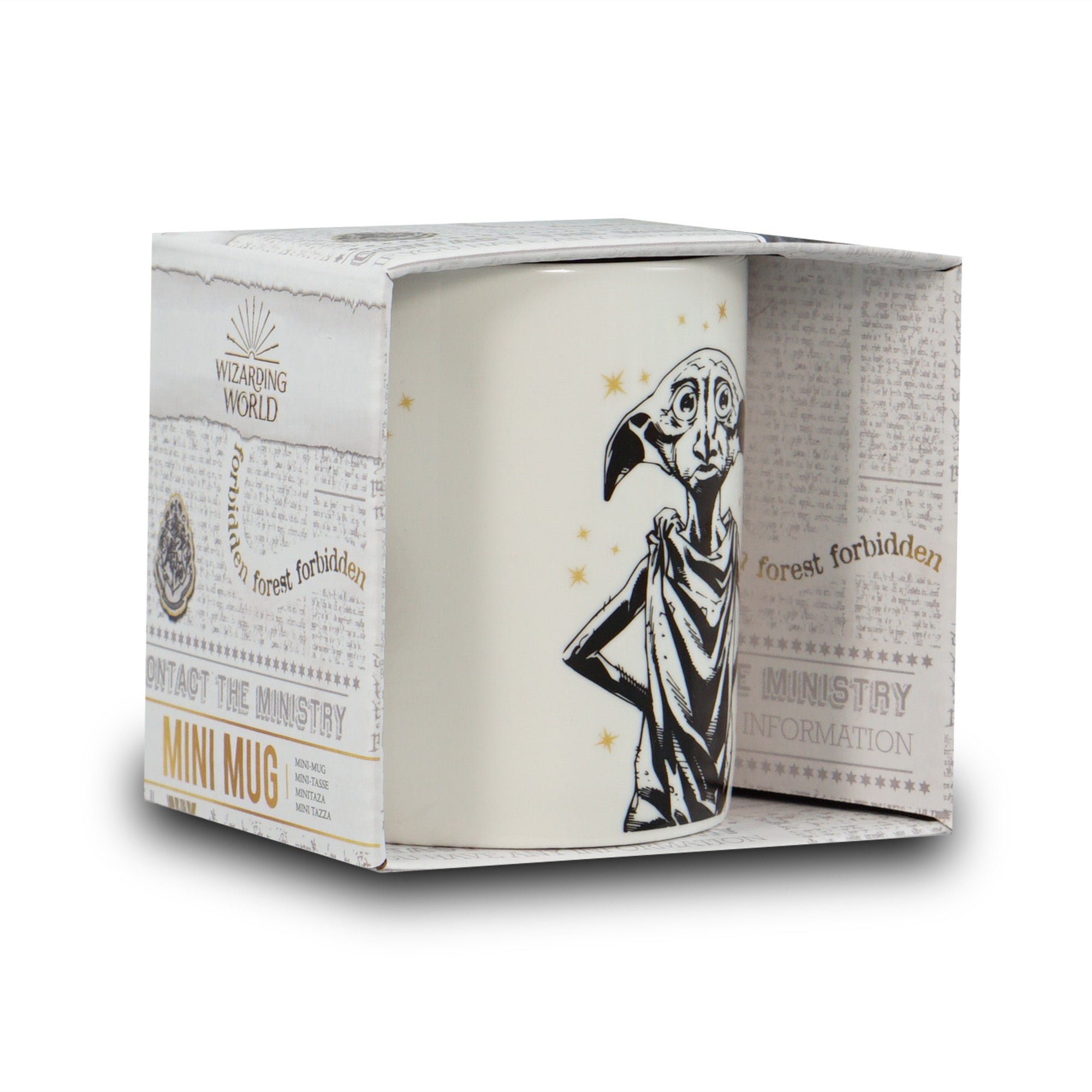 Harry Potter Dobby mug expresso 11 cl blanc coffret