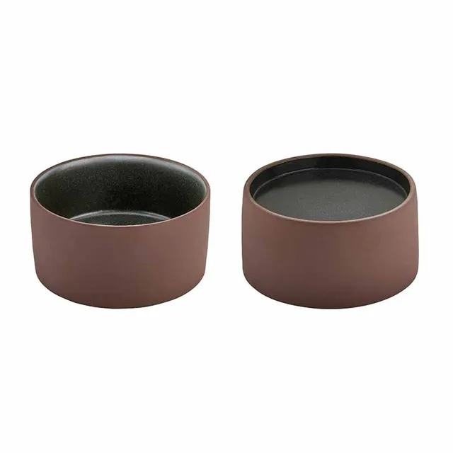 Artis 2in1 Brown/Black bol 16 cm marron noir