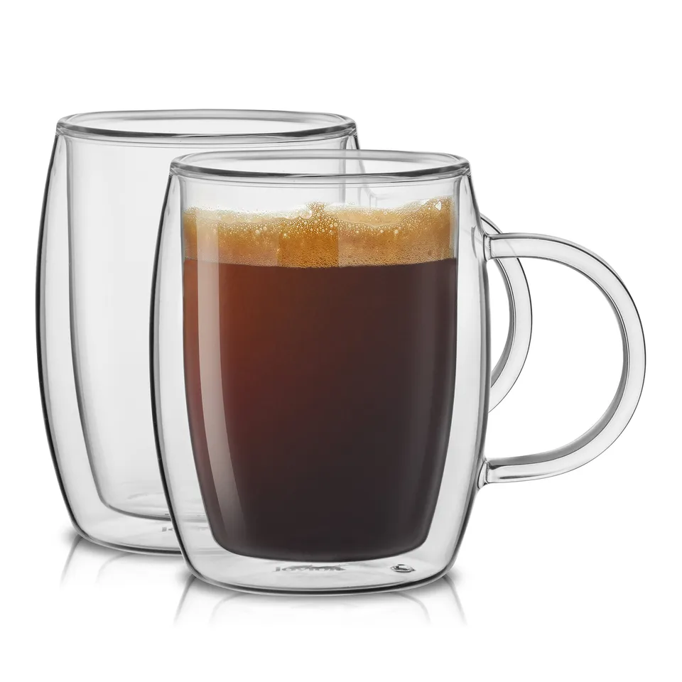 JoyJolt Aroma mug double paroi isolant lot de 2 40 cl