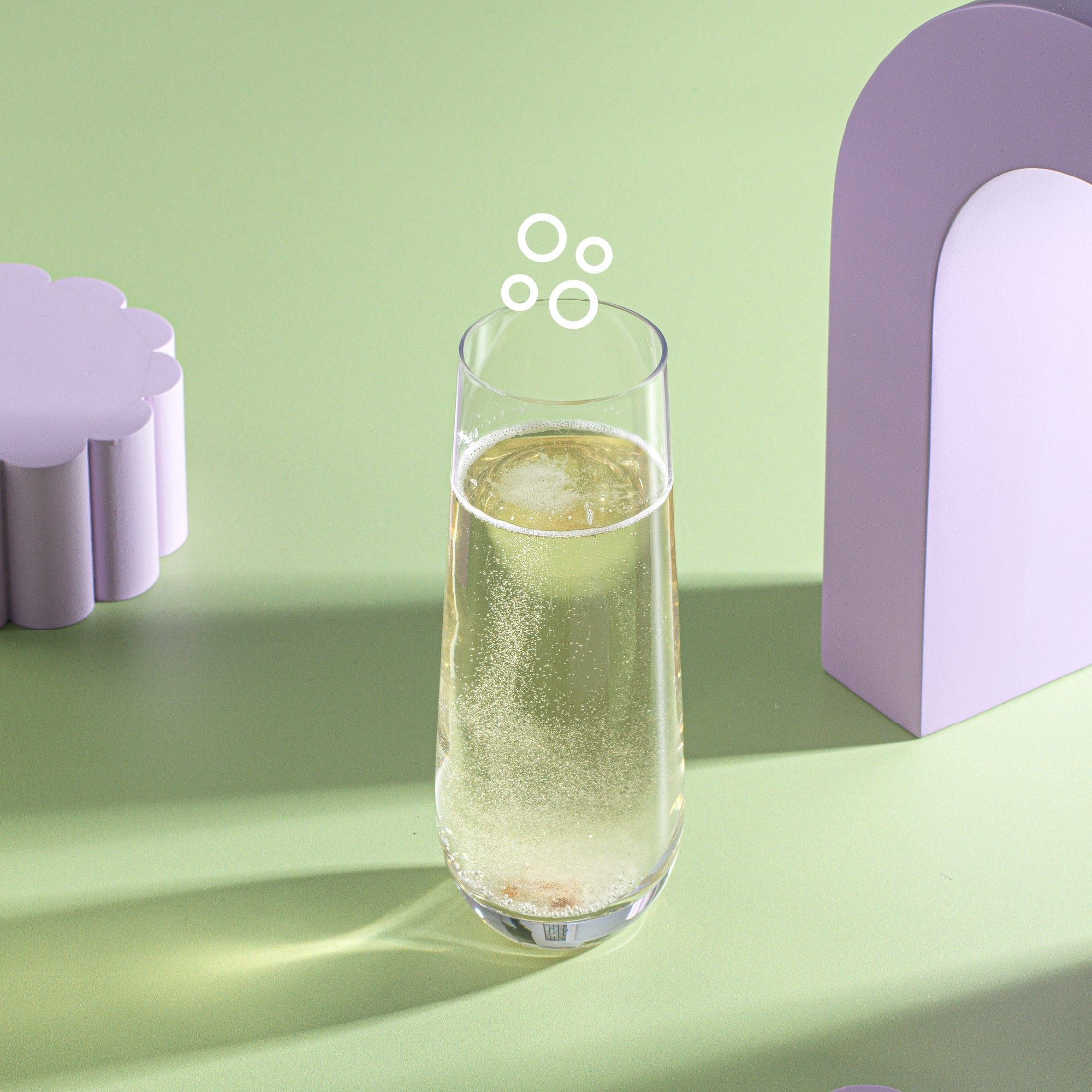 JoyJolt Milo verres champagne 28 cl lot 8 cristal